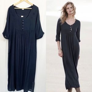 NWT Poetry Fashion Woven Knit Midi Prairie Dress